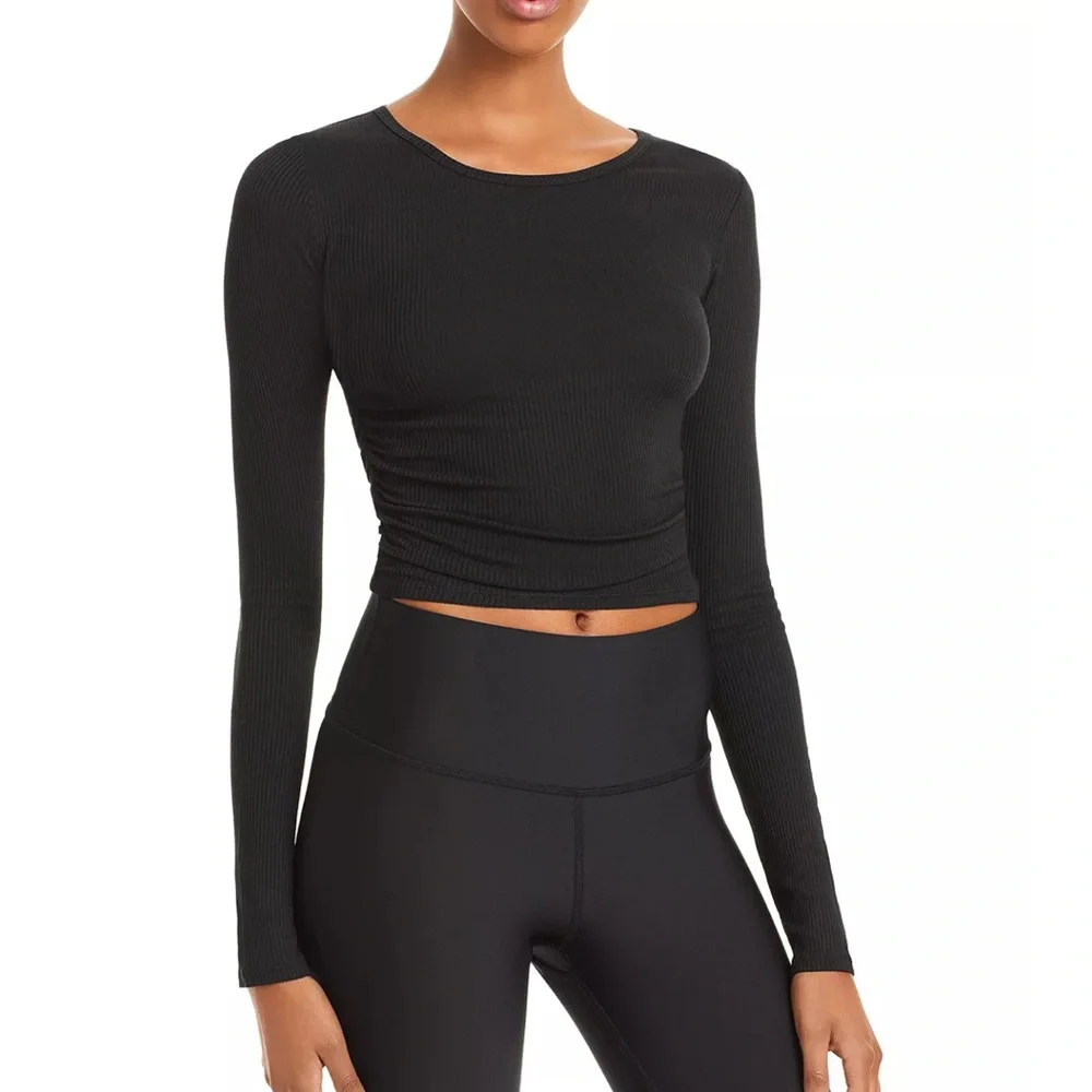 Alo ribbed long sleeve top - Picture 1 of 4